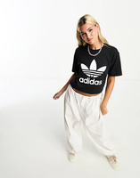 Черная футболка adidas Originals Adicolor