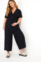 Комбинезон с короткими рукавами для беременных и кормящих женщин Next, черный