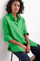 Хлопковая рубашка оверсайз с длинными рукавами Next, зеленый