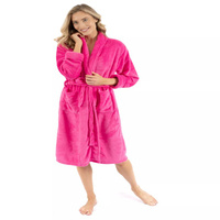 Женский флисовый халат Leveret Leveret, светло-розовый