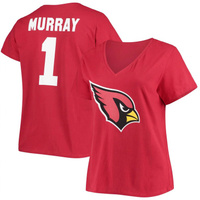 Женская футболка с логотипом Fanatics Kyler Murray Cardinal Arizona Cardinals, большие размеры, имя и номер, футболка с