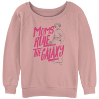 Пуловер с напуском из махрового материала для юниоров с рисунком принцессы Леи «Звездные войны» «Мамы правят галактикой»