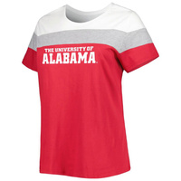 Женская футболка размера плюс с разрезом на спине Crimson Alabama Crimson Tide