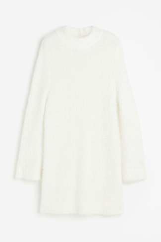 Свитер H&M Oversized Fluffy-knit, белый