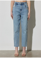 Женские джинсовые брюки с высокой талией и узкими штанинами для мамы Wrangler