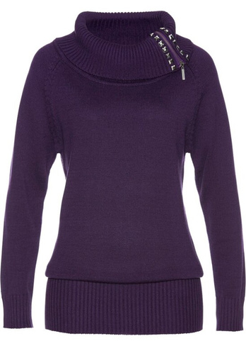 Длинный свитер Bpc Selection, фиолетовый