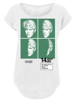 Рубашка F4NT4STIC David Bowie 1983 Concert Poster, белый