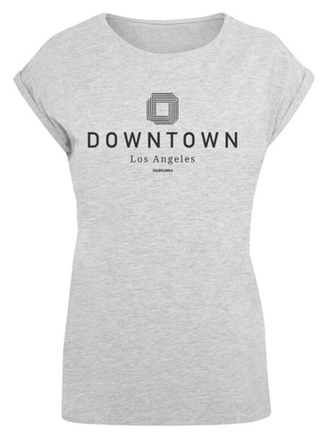 Рубашка F4NT4STIC Downtown LA, пестрый серый