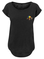 Рубашка F4NT4STIC Rainbow Turtle, черный