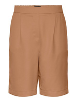 Обычные брюки со складками спереди PIECES Tally, светло-коричневый