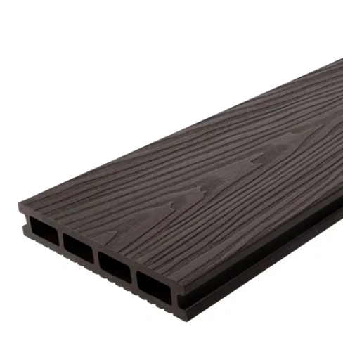 Террасная доска ДПК T-Decks цвет Венге 150x25x3000 мм двусторонняя вельвет/структура древесины 0.45 м² T-DECKS None