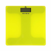 Весы напольные Luazon LVE-006, электронные, до 180 кг, 2хAAА (не в комплекте), жёлтые Luazon Home