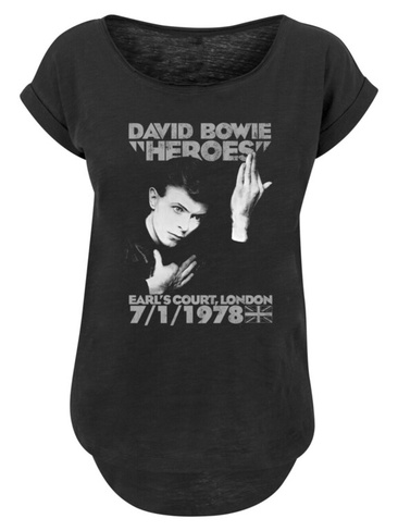 Рубашка F4Nt4Stic David Bowie Earls Court Heroes, черный