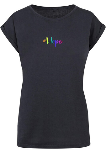 Рубашка Merchcode Hope Rainbow, синий/ночной синий