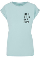 Рубашка Merchcode Life Is Better, пастельно-синий