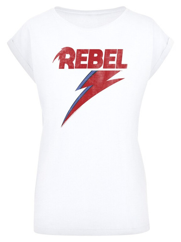Рубашка F4Nt4Stic David Bowie Distressed Rebel, белый