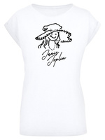 Рубашка F4Nt4Stic Janis Joplin Sketch, белый