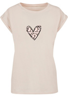 Рубашка Merchcode Valentines Day - Leopard Heart, песок