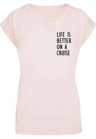 Рубашка Merchcode Life Is Better, пастельно-розовый