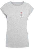 Рубашка Merchcode K Heart, пестрый серый
