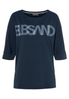 Рубашка Elbsand, светло-голубой/темно-синий