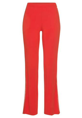 Пижамные штаны Lascana, ярко-красный