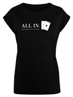 Рубашка F4Nt4Stic Poker All In Karten, черный