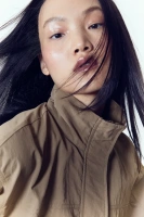 Ветрозащитная нейлоновая куртка H&M, бежевый