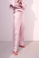 Прямые брюки H&M, розовый