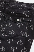 Расклешенные низкие джинсы H&M, серый