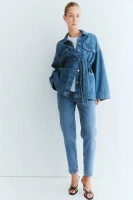 Узкие джинсы до щиколотки H&M, синий