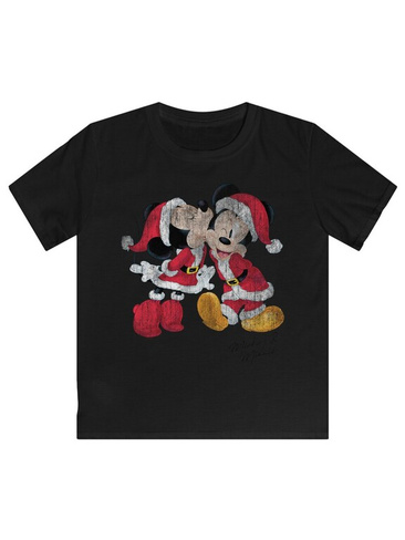 Рубашка F4Nt4Stic Disney Micky & Minnie Weihnachten, черный