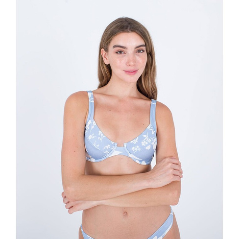 Топ бикини Hurley Tradewinds Underwire, синий