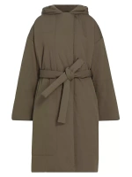 Техническое пальто с запахом Proenza Schouler White Label, цвет wood