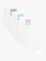 Носки до щиколотки с логотипом Polo Outline Ralph Lauren, белый/мульти
