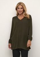 Туника Kaffe AMBER V-NECK, цвет forest night