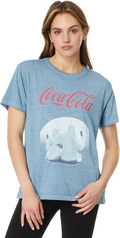 Футболка Coca Cola Bears Lucky Brand, цвет Real Teal