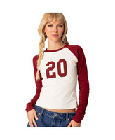 Женская футболка с длинными рукавами Feeling 20 Edikted, красный