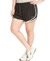 Женские шорты для бега Tempo больших размеров Nike, цвет Black