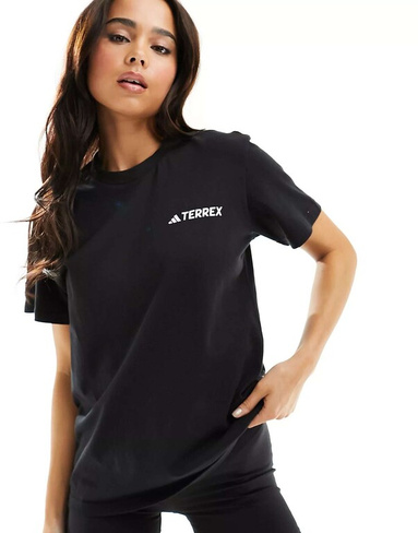 Черная уличная футболка adidas Terex adidas performance