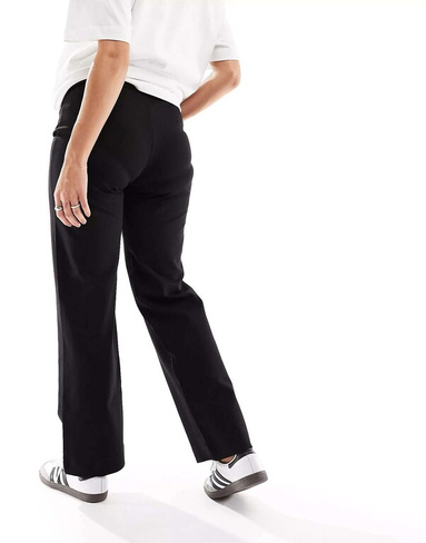 Черные прямые брюки с завышенной талией для беременных Vero Moda Vero Moda