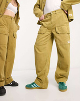 Мешковатые брюки унисекс цвета хаки Reclaimed Vintage