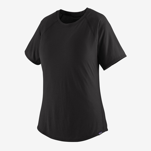 Женская рубашка Capilene Cool Trail с короткими рукавами Patagonia, черный