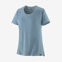 Женская крутая легкая рубашка Capilene Patagonia, цвет Light Plume Grey - Steam Blue X-Dye