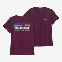Женская футболка P-6 Mission из органического материала Patagonia, цвет Night Plum