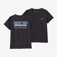 Женская футболка P-6 Mission из органического материала Patagonia, черный