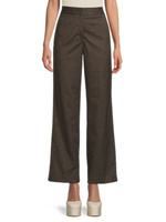 Широкие брюки с высокой посадкой Rd Style, цвет Charcoal Brown