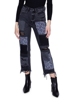 Прямые джинсы с эффектом пейсли в стиле пэчворк Blue Revival, черный