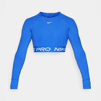 Лонгслив Nike Performance Pro Crop, синий