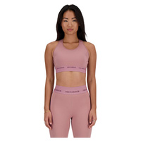 Спортивный бюстгальтер New Balance Sleek Medium Support, розовый